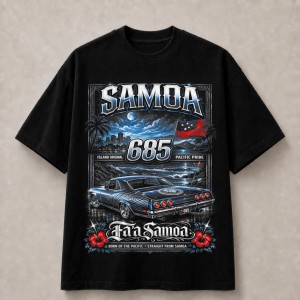 Fa'a Samoa 685 Pacific Pride T-Shirt - Black