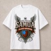 Samoa Honor and Glory Island Warrior T-Shirt - White