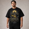 Samoa Muamua Le Atua Divine Faith T-Shirt - Black