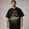 Samoa Golden S Pride and Heritage T-Shirt - Black