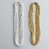 Sun-kissed Shell Bead Necklace  80cm