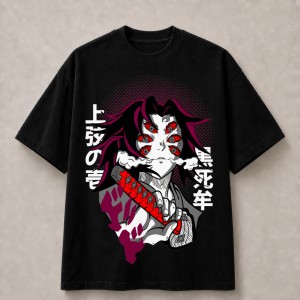 Demon Slayer Kokushibo Upper Moon One T-Shirt - Black