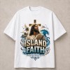 Island Faith Guided by God T-Shirt - White