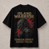 Tonga 676 Island Warrior Spirit T-Shirt - Black