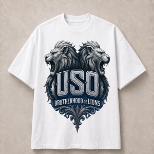 USO Brotherhood of Lions T-Shirt - White