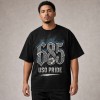 685 Uso Pride Hibiscus T-Shirt - Black
