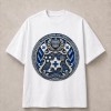 Kingdom of Tonga Blue Royal Crest T-Shirt - Black & White