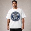 Kingdom of Tonga Blue Royal Crest T-Shirt - Black & White