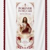 Red Forever In His Care Memorial Cloth - Ready-Made Design 09