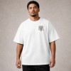 Mate Ma'a Tonga Flag Crown Front and Back T-Shirt - White