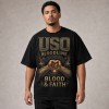 USO Bloodline Blood & Faith 685 T-Shirt - Black