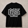 Toa Samoa 685 Original Front & Back T-Shirt - Black