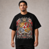 Mate Ma'a Tonga Distressed Royal Crest T-Shirt - Black