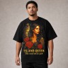 Samoa Island Queen T-Shirt - Black