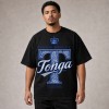 Tonga Kingdom Above All Blue Legacy T-Shirt - Black