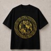 Tonga Gold Royal Crest Medallion T-Shirt - Black