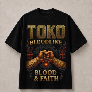 Toko Bloodline Blood and Faith T-Shirt - Black