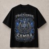 Toa Samoa Pride Crest 685 T-Shirt - Black