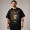 Tonga Royal Bloodline Lion 676 T-Shirt - Black