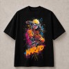 Naruto Graffiti Action T-Shirt - Black