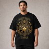 Mate Ma'a Tonga Gold Royal Coat of Arms T-Shirt - Black