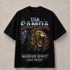 Toa Samoa Warrior Spirit 685 Pride T-Shirt - Black