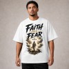 Faith Over Fear Walk With Jesus T-Shirt - White