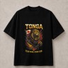 Tonga Fear None Roar Loud Lion T-Shirt - Black
