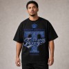 Tonga Kingdom Above All Blue Paisley T-Shirt - Black