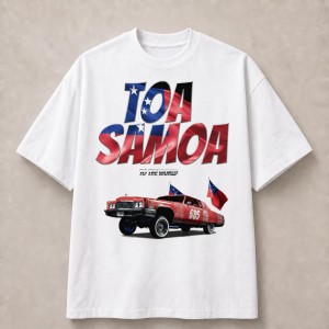 Toa Samoa 685 Lowrider T-Shirt - White