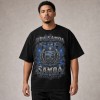 Toa Samoa Pride Crest 685 T-Shirt - Black