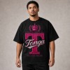 Tonga Kingdom Above All Pink Island Pride T-Shirt - Black