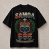Samoa Coat of Arms 685 Pride of the Pacific T-Shirt - Black