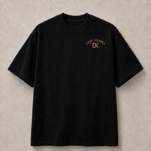 Cook Islands 682 Heritage T-Shirt - Black