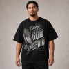 Only God Can Judge Me Samoa Prayer T-Shirt - Black