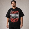 Tonga Kingdom 676 Roots Graffiti T-Shirt - Black