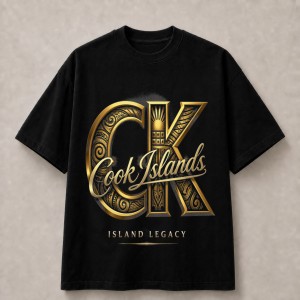 Cook Islands CK Island Legacy T-Shirt - Black