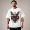 Samoa Honor and Glory Island Warrior T-Shirt - White