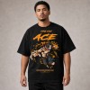 One Piece Fire Fist Ace T-Shirt - Black