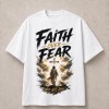 Faith Over Fear Walk With Jesus T-Shirt - White