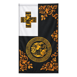 Black and Gold Tonga Flag