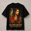 Samoa Island Queen T-Shirt - Black
