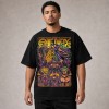 One Piece Straw Hat Trio Power Forms T-Shirt - Black