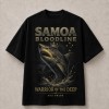 Samoa Bloodline Warrior of the Deep T-Shirt - Black
