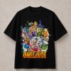 One Piece Wano Warriors Ensemble T-Shirt - Black