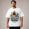 Island Faith Guided by God T-Shirt - White