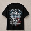 I Can Do All Things Through Christ T-Shirt - Black