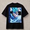 Dragon Ball Blue Fusion Warrior T-Shirt - Black