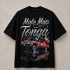 Mate Ma'a Tonga 676 Red Lowrider T-Shirt - Black