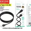 silicone charging type-c 2m